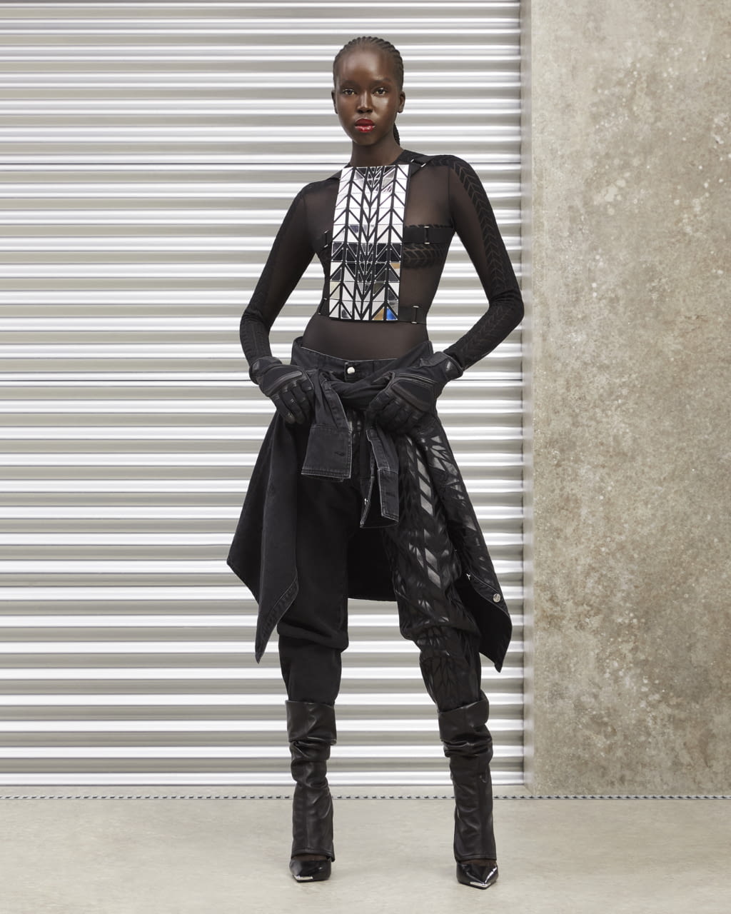 Fashion Week London Pre-Fall 2022 look 3 de la collection David Koma womenswear