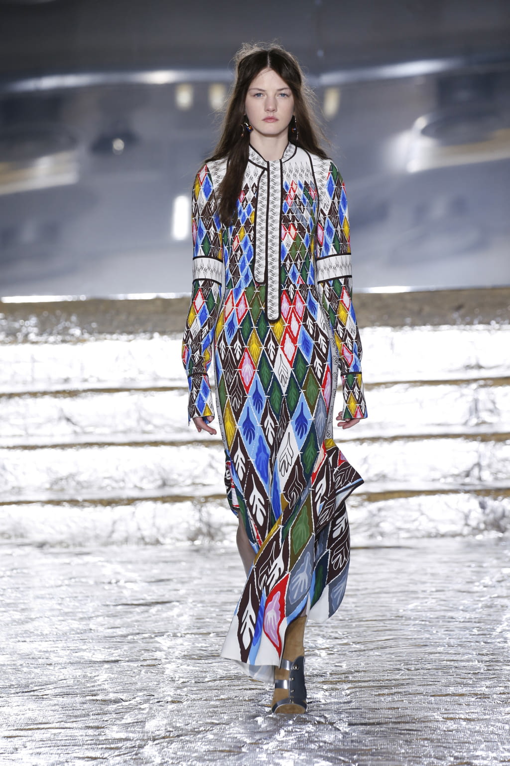 Fashion Week London Fall/Winter 2016 look 20 from the Peter Pilotto collection 女装