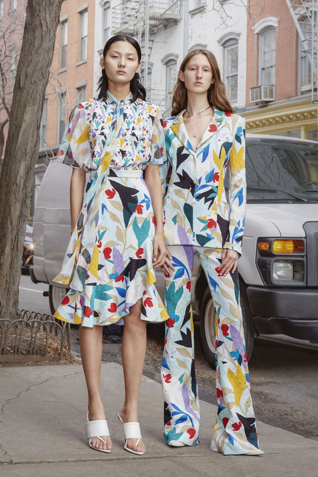 Fashion Week New York Pre-Fall 2019 look 15 from the Prabal Gurung collection 女装
