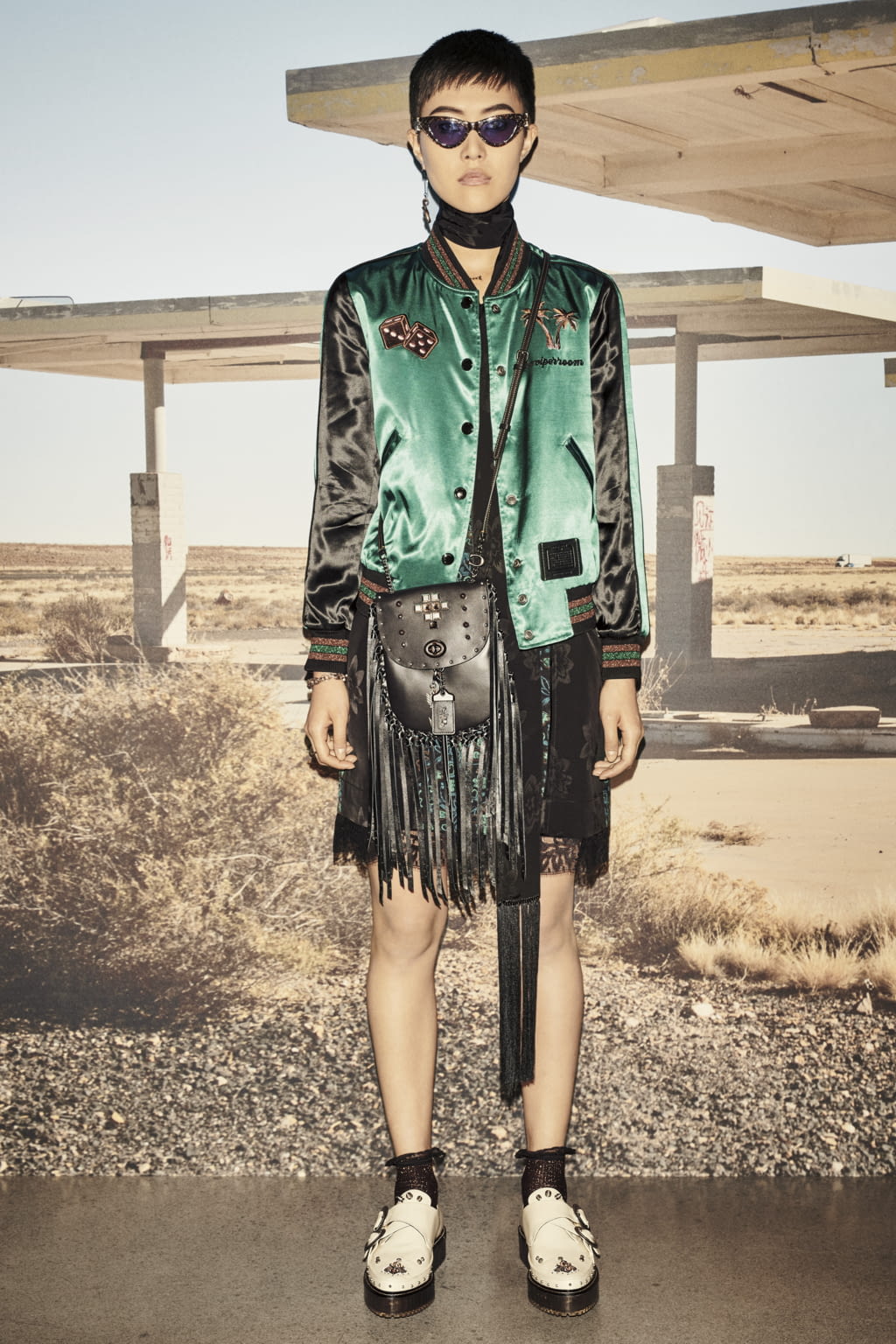 Fashion Week New York Resort 2019 look 22 from the Coach collection womenswear