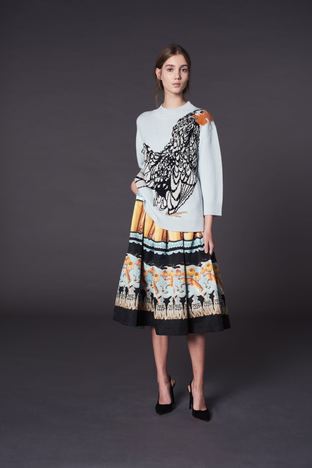 Fashion Week London Pre-Fall 2017 look 13 from the Temperley London collection womenswear