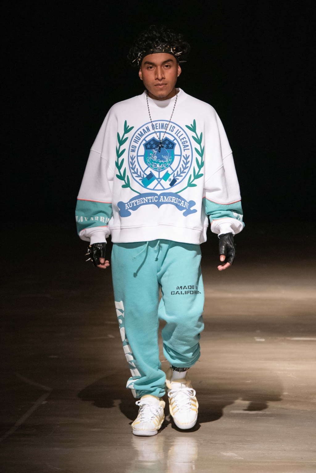 Fashion Week New York Spring/Summer 2020 look 23 from the Willy Chavarria collection menswear