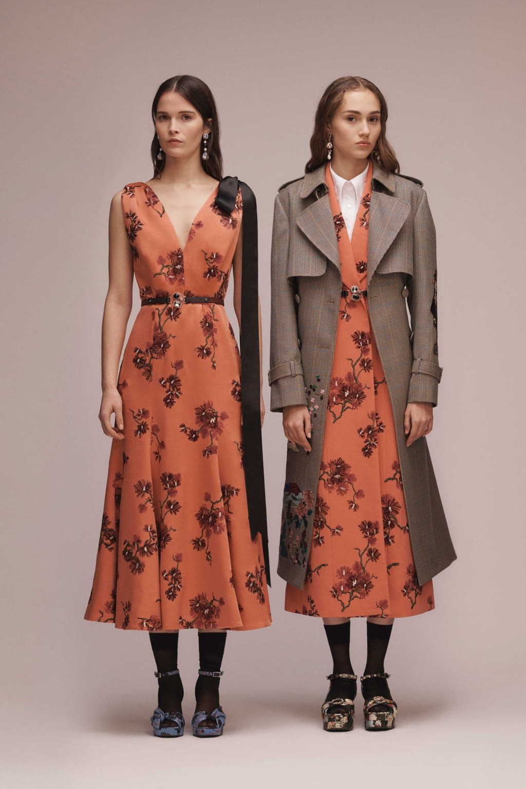 Fashion Week London Pre-Fall 2018 look 24 from the Erdem collection womenswear