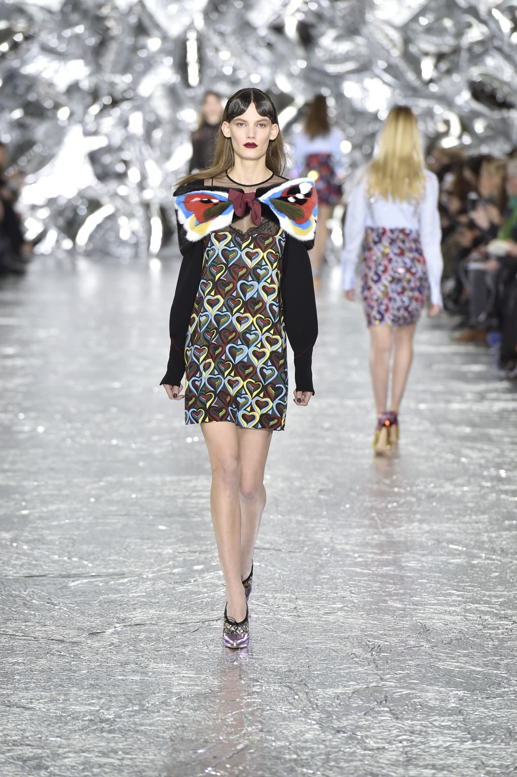 Fashion Week London Fall/Winter 2016 look 25 from the Mary Katrantzou collection 女装