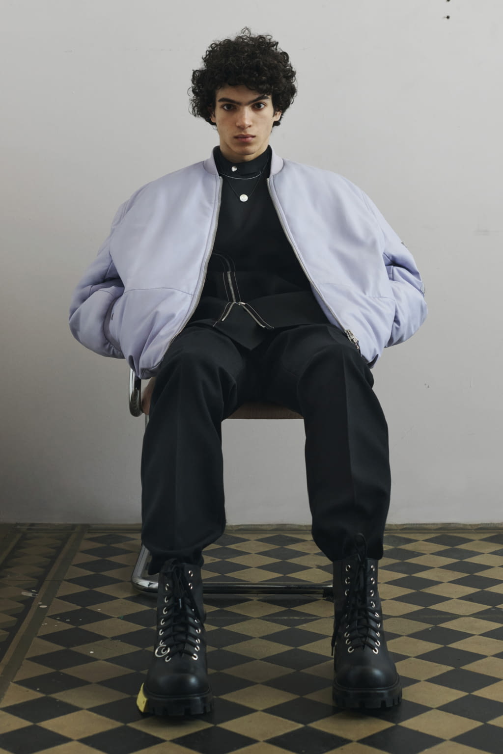 Fashion Week Paris Fall/Winter 2022 look 25 from the OAMC collection menswear