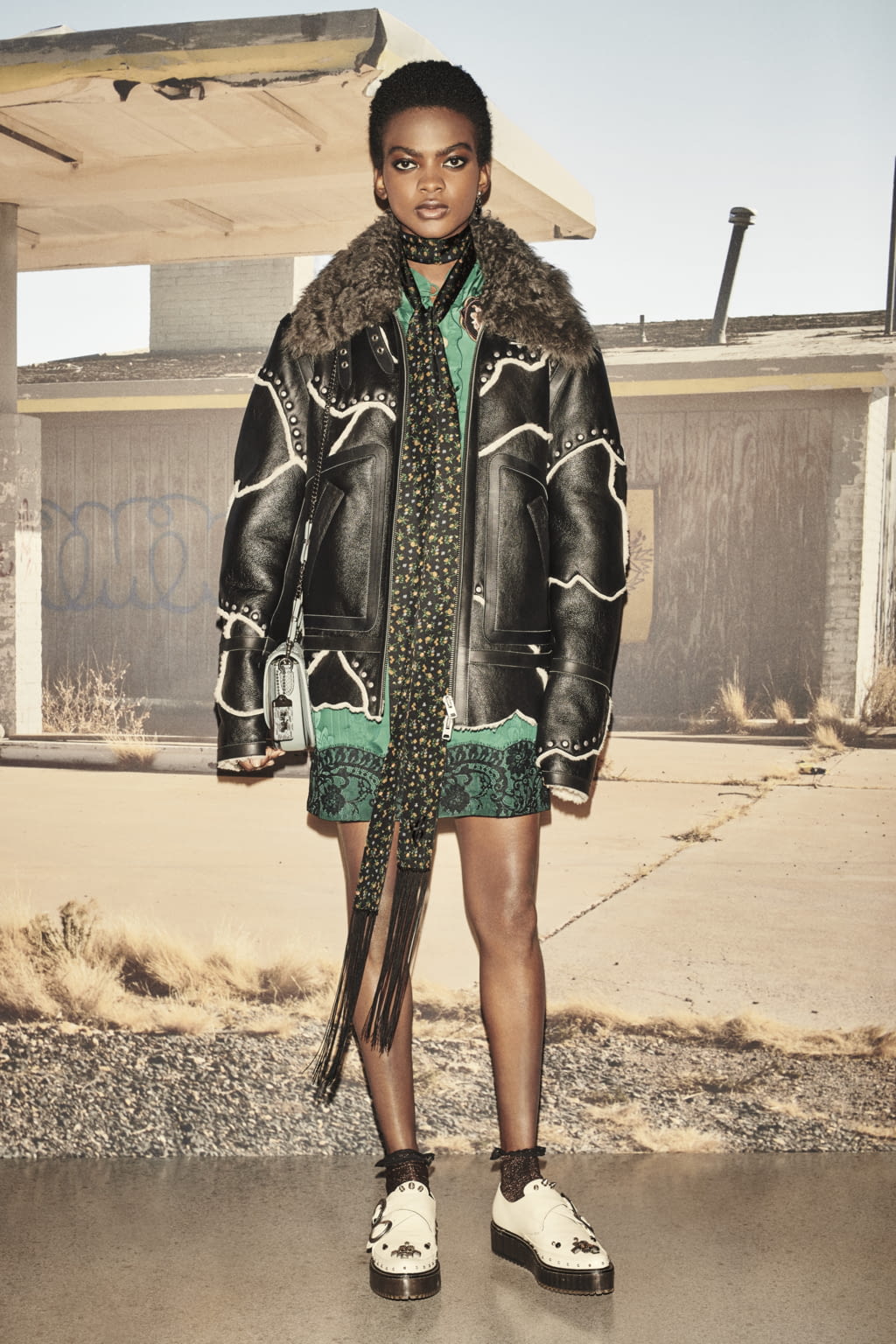 Fashion Week New York Resort 2019 look 25 from the Coach collection 女装