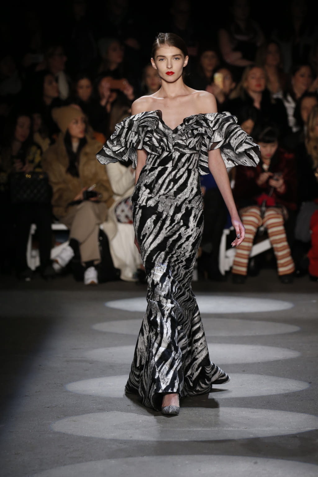 Fashion Week New York Fall/Winter 2016 look 26 from the Christian Siriano collection womenswear