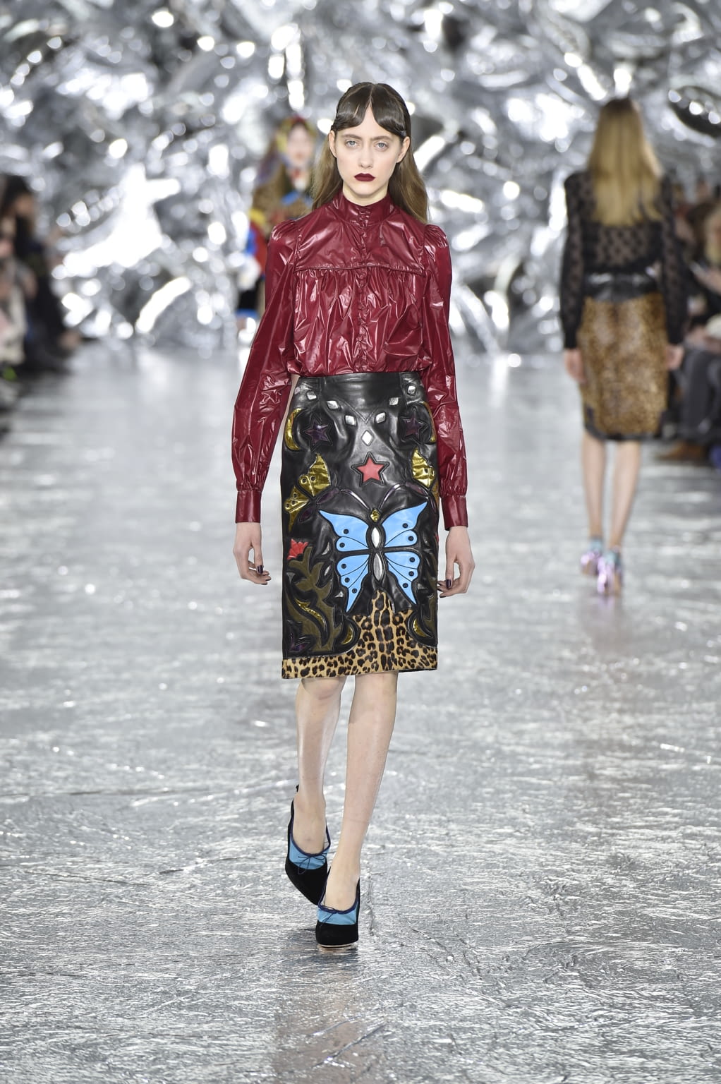 Fashion Week London Fall/Winter 2016 look 28 from the Mary Katrantzou collection 女装