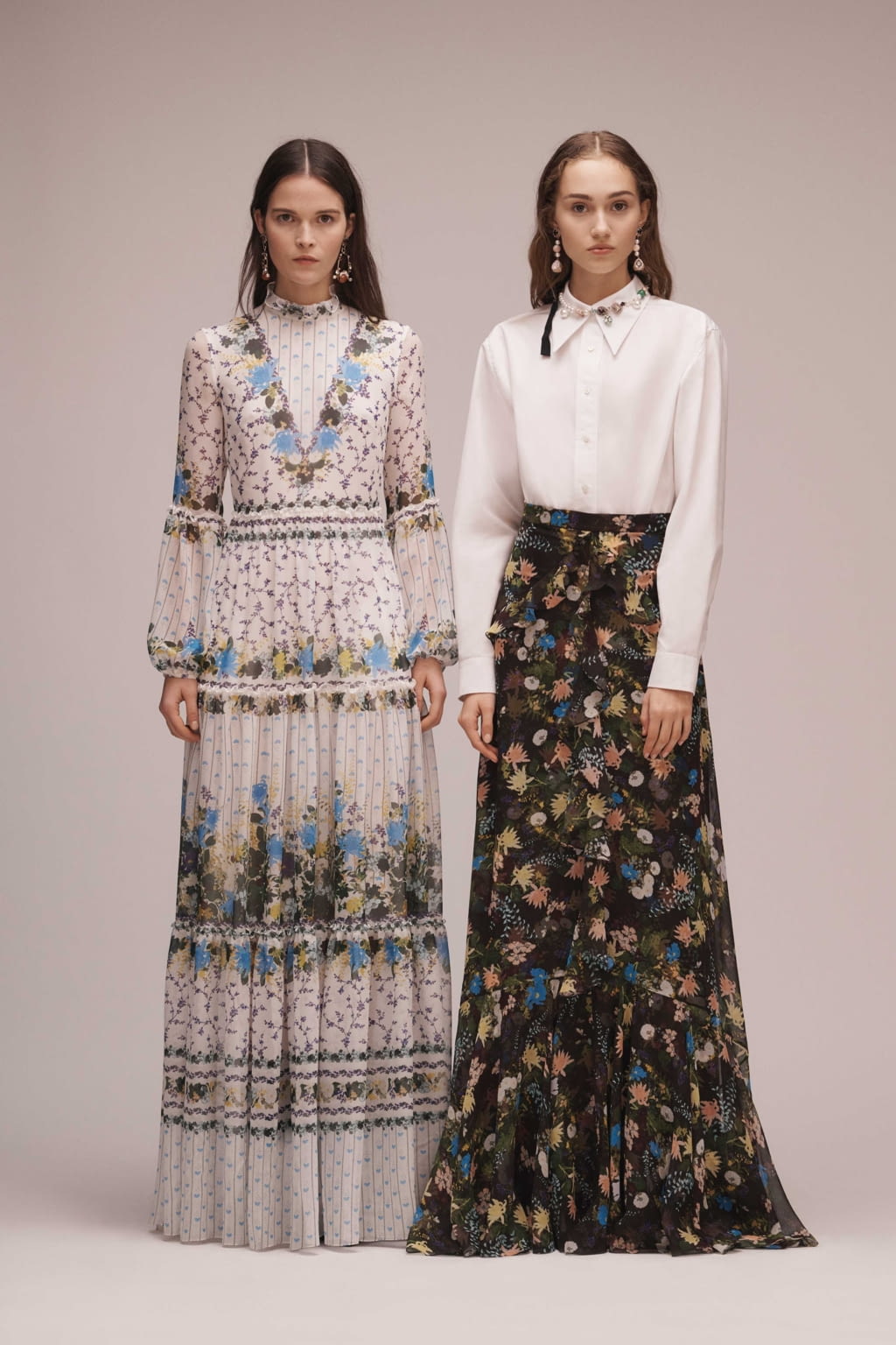 Fashion Week London Pre-Fall 2018 look 28 from the Erdem collection 女装