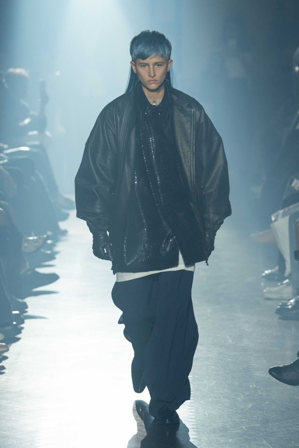 Fashion Week New York Fall/Winter 2022 look 29 from the Willy Chavarria collection menswear