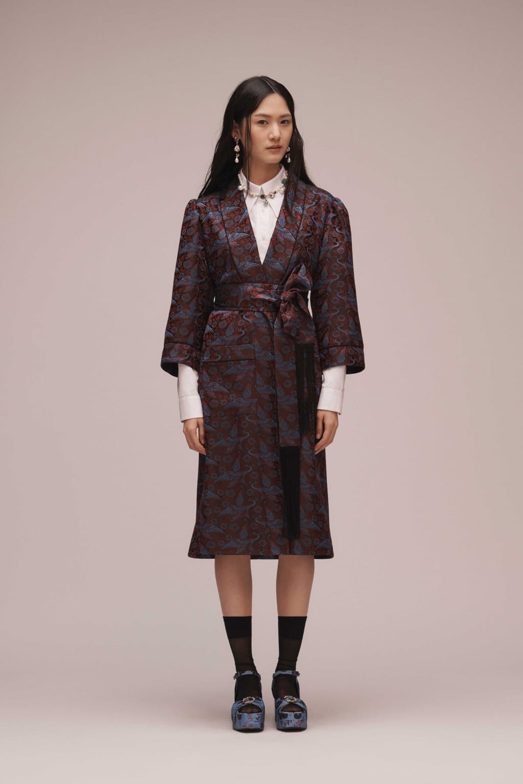 Fashion Week London Pre-Fall 2018 look 29 from the Erdem collection womenswear