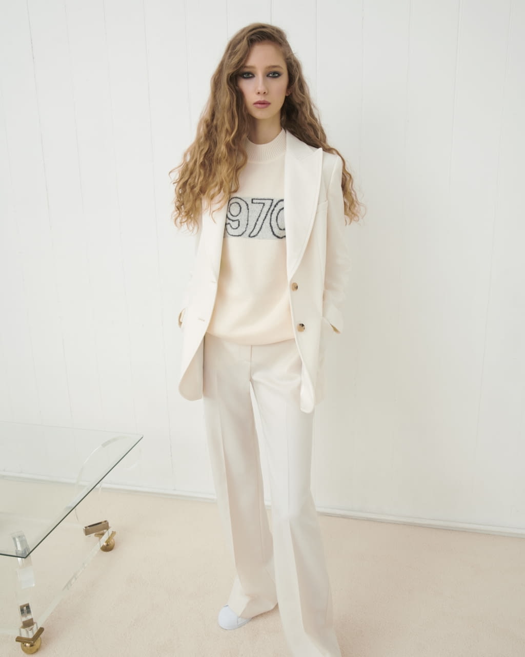 Fashion Week London Fall/Winter 2020 look 3 from the Bella Freud collection 女装