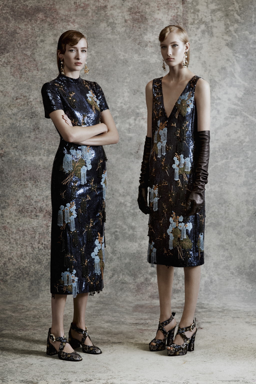 Fashion Week London Resort 2018 look 3 from the Erdem collection womenswear