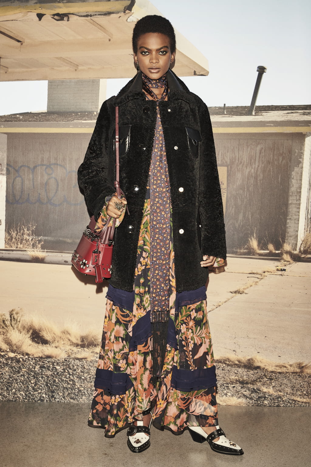 Fashion Week New York Resort 2019 look 32 from the Coach collection womenswear