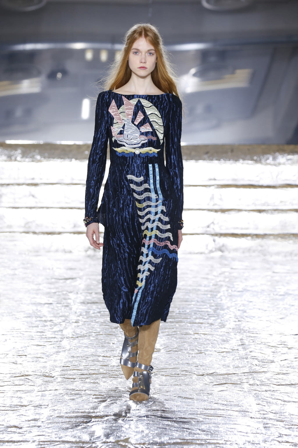 Fashion Week London Fall/Winter 2016 look 39 from the Peter Pilotto collection 女装
