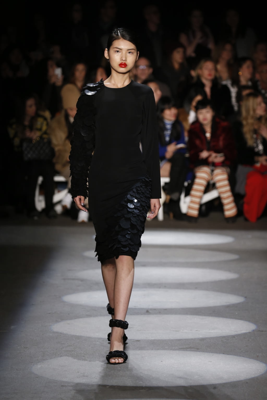 Fashion Week New York Fall/Winter 2016 look 39 from the Christian Siriano collection womenswear