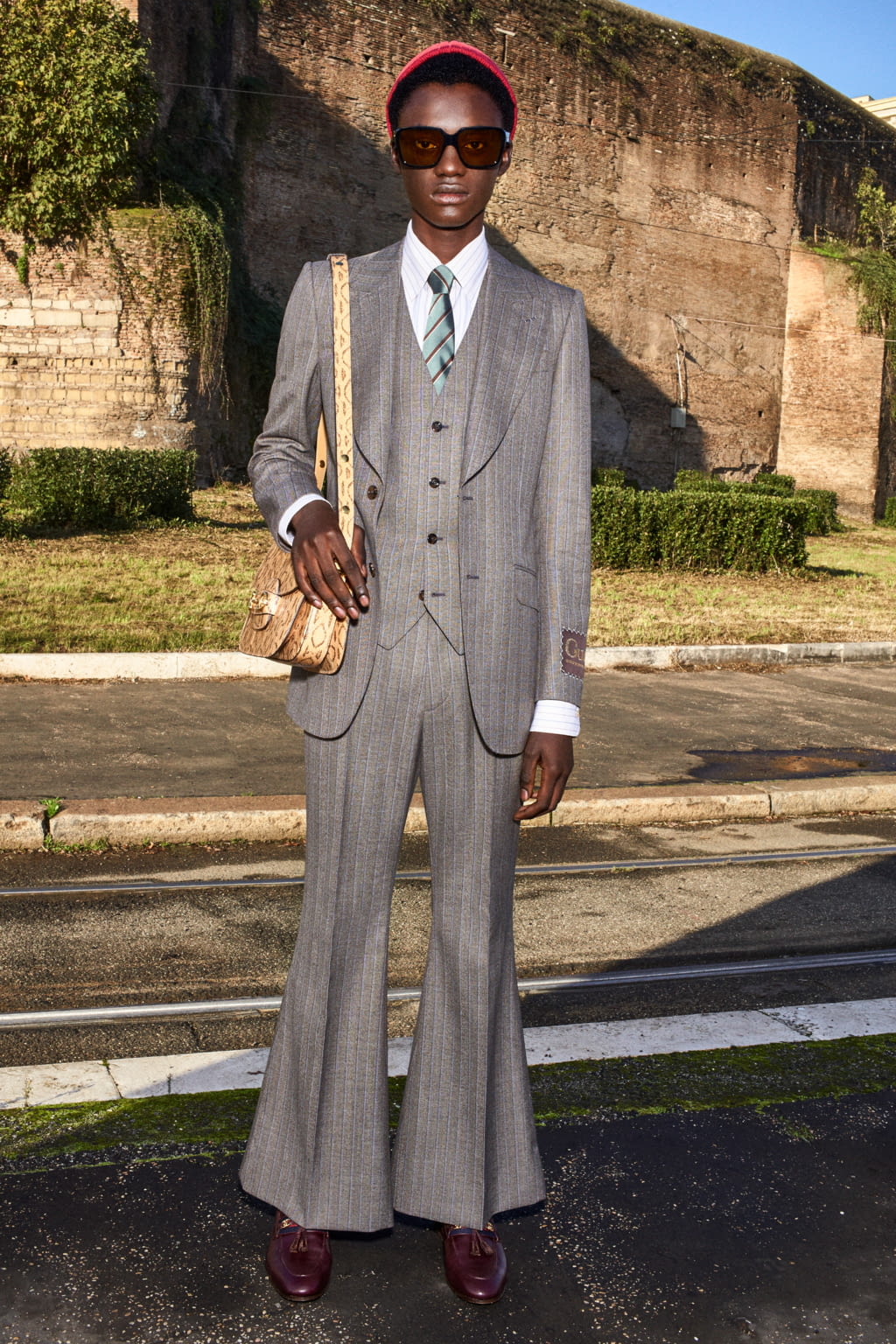 Fashion Week Milan Pre-Fall 2020 look 4 from the Gucci collection menswear