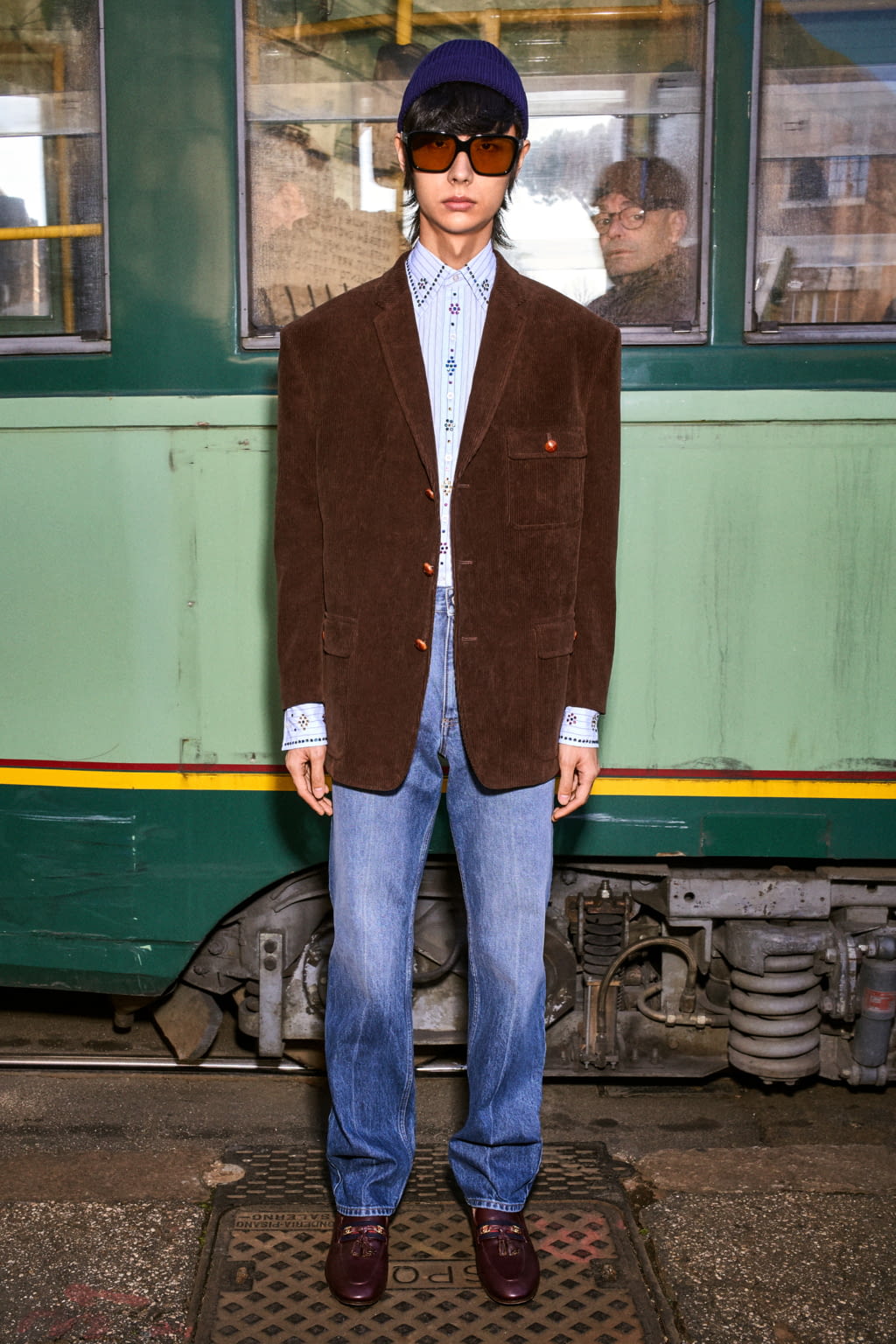 Fashion Week Milan Pre-Fall 2020 look 40 from the Gucci collection menswear
