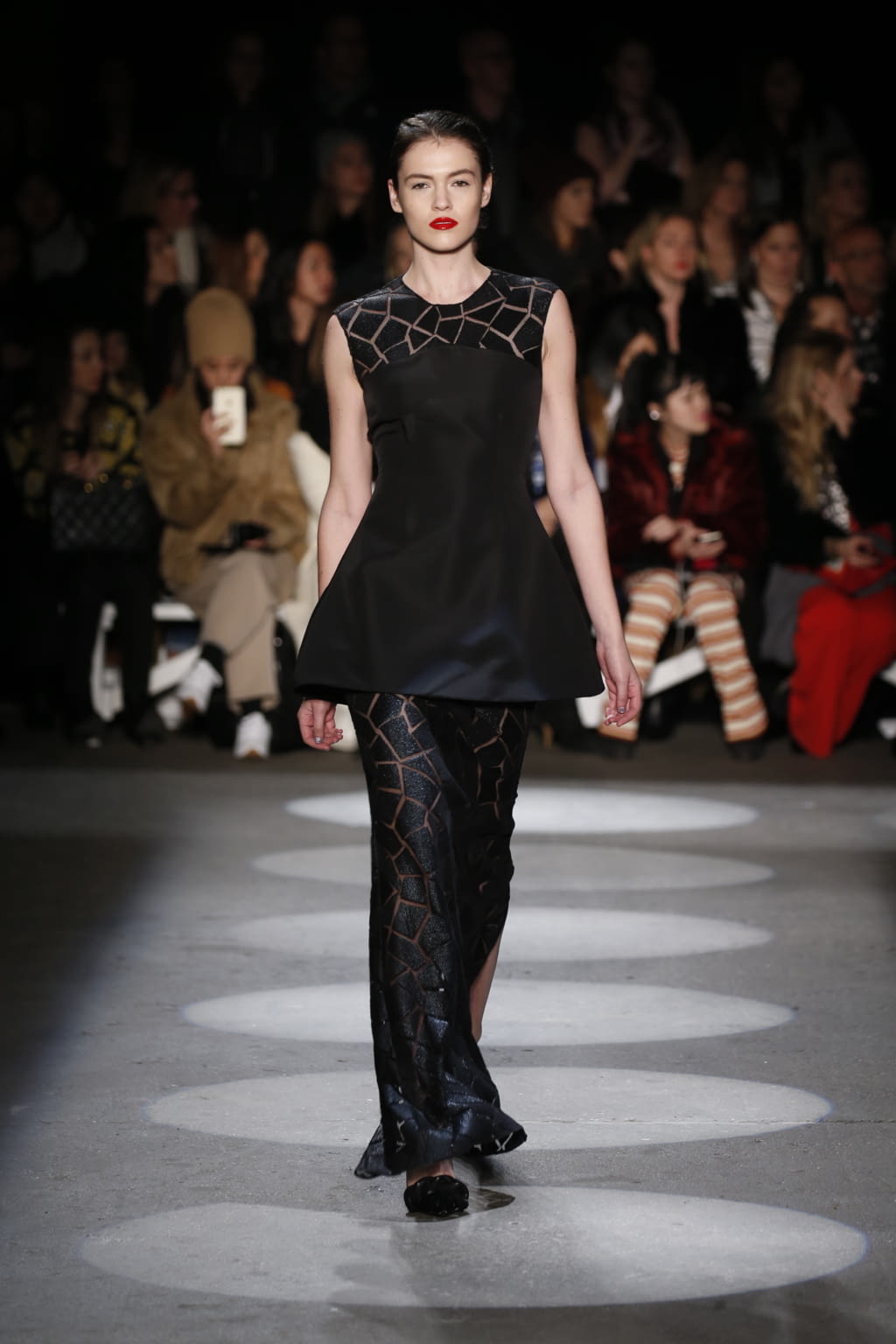 Fashion Week New York Fall/Winter 2016 look 40 from the Christian Siriano collection womenswear