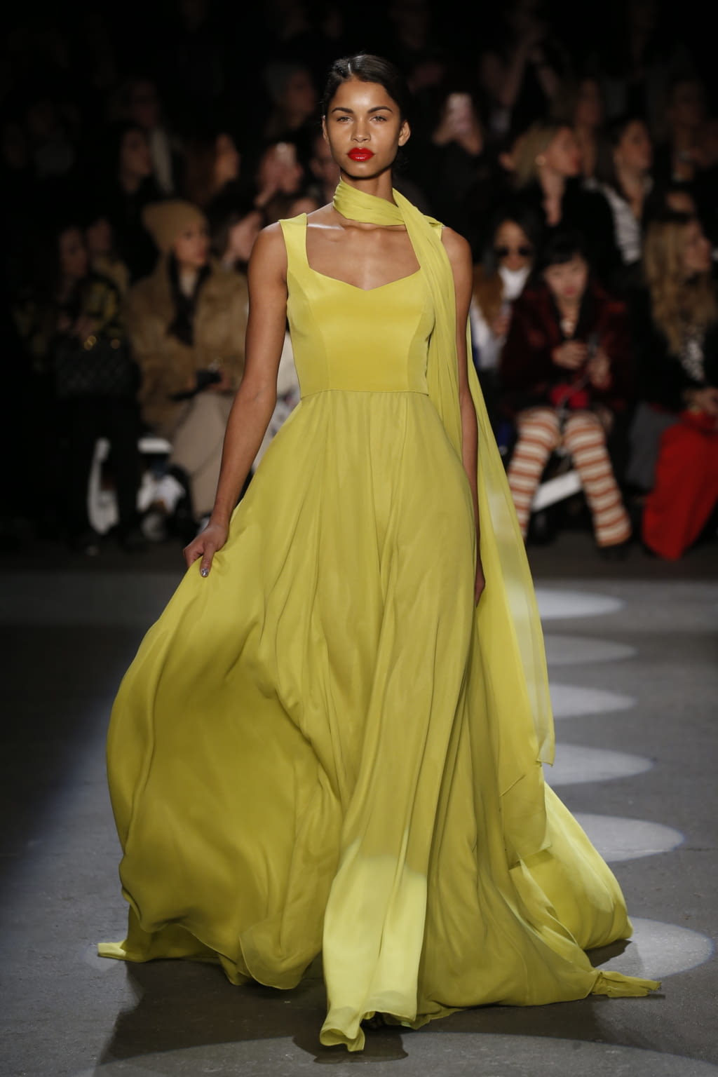 Fashion Week New York Fall/Winter 2016 look 47 from the Christian Siriano collection womenswear