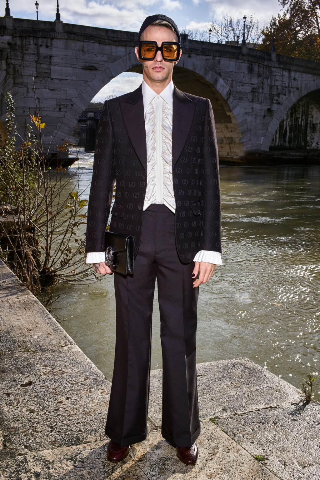 Fashion Week Milan Pre-Fall 2020 look 47 from the Gucci collection 男装