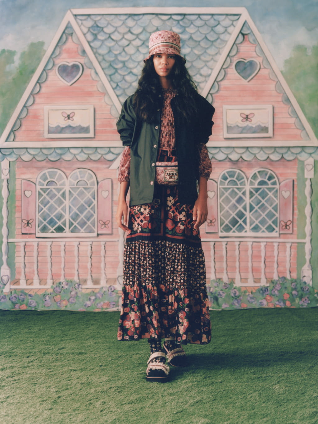 Fashion Week New York Spring/Summer 2021 look 5 de la collection Anna Sui womenswear