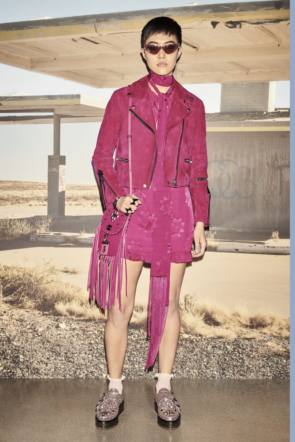 Fashion Week New York Resort 2019 look 5 from the Coach collection womenswear