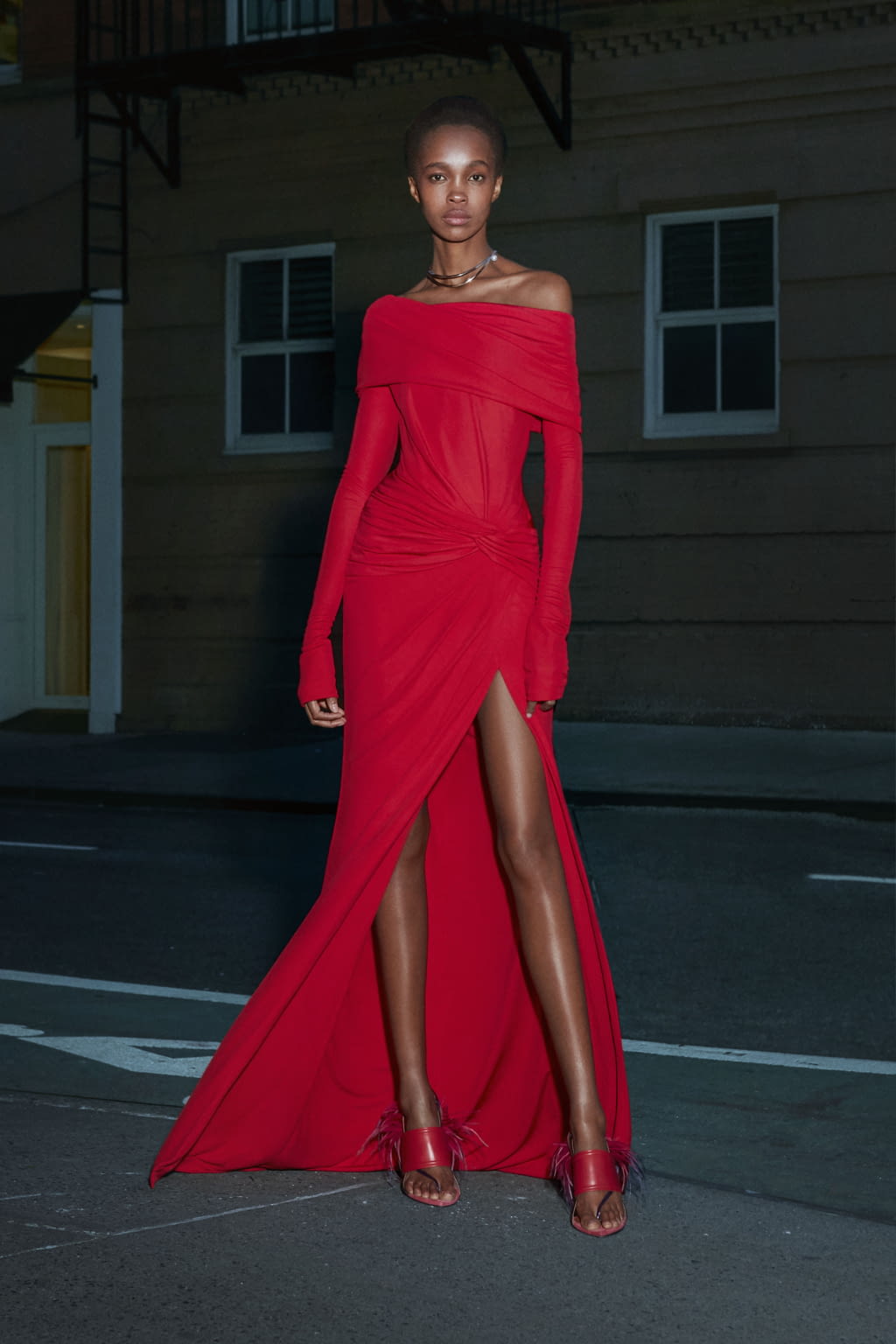 Fashion Week New York Pre-Fall 2019 look 39 from the Prabal Gurung collection womenswear