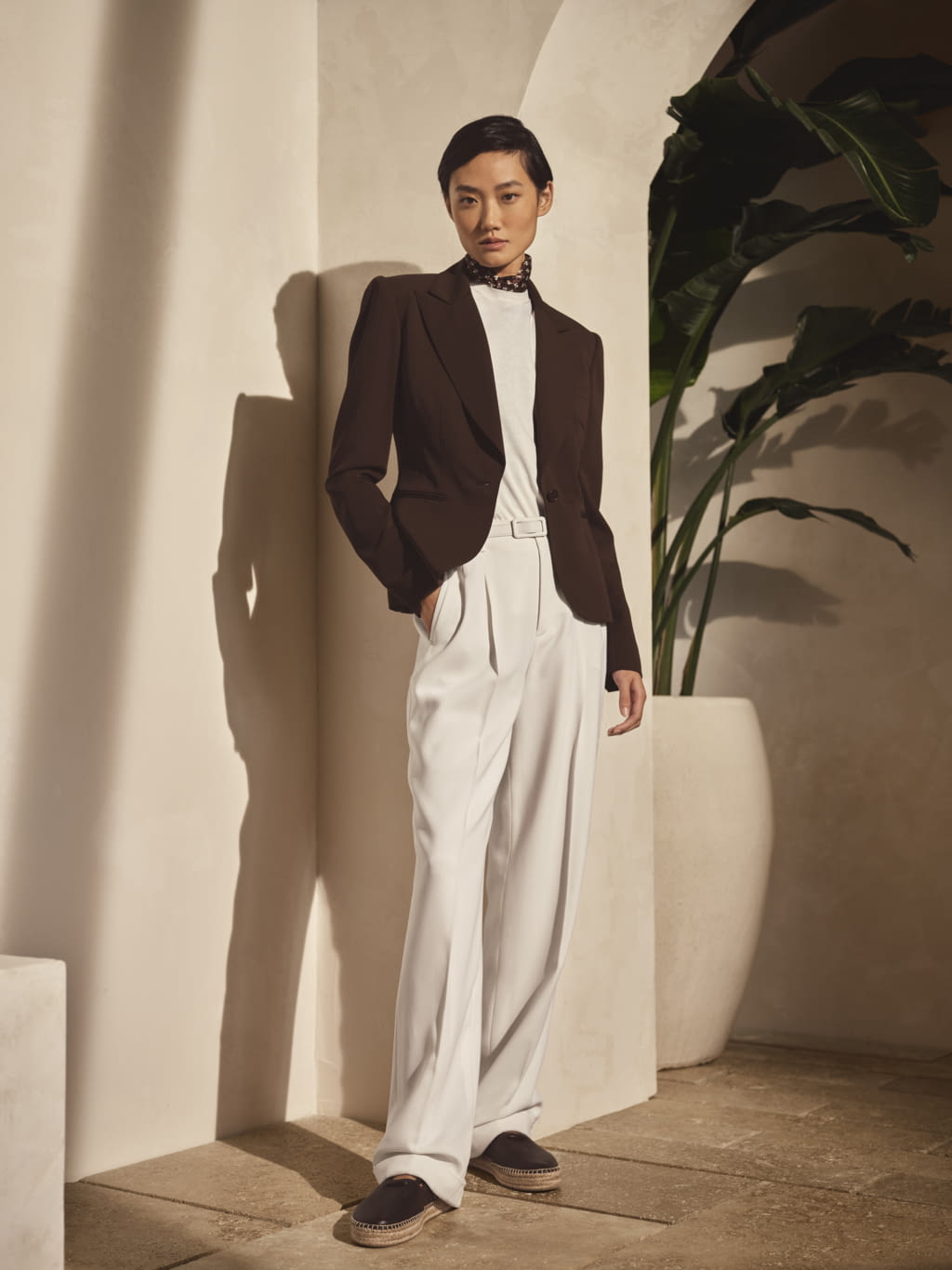 Fashion Week New York Spring/Summer 2021 look 5 from the Ralph Lauren collection womenswear