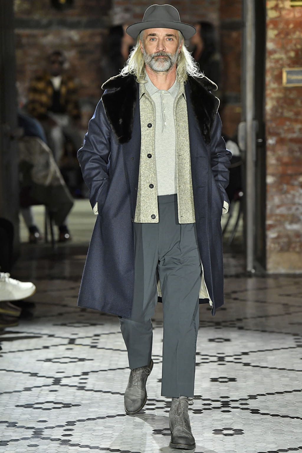 Fashion Week New York Fall/Winter 2017 look 6 from the Billy Reid collection menswear
