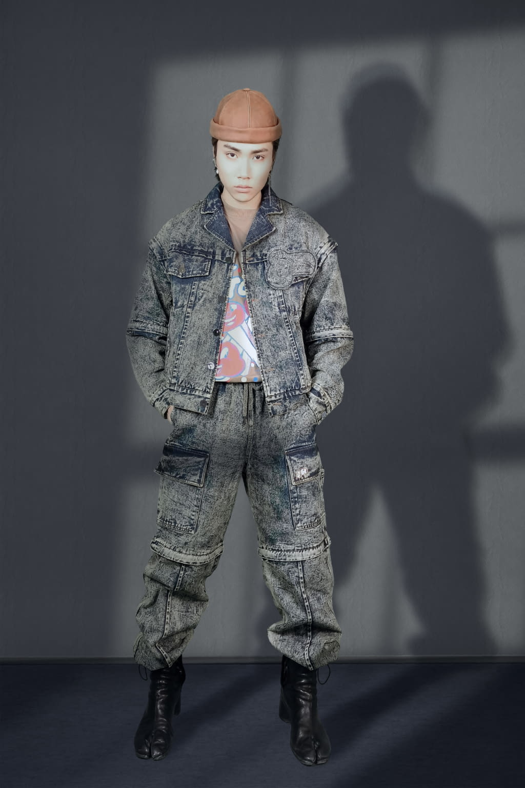 Fashion Week London Fall/Winter 2021 look 12 from the 8IGB community clothing collection 男装