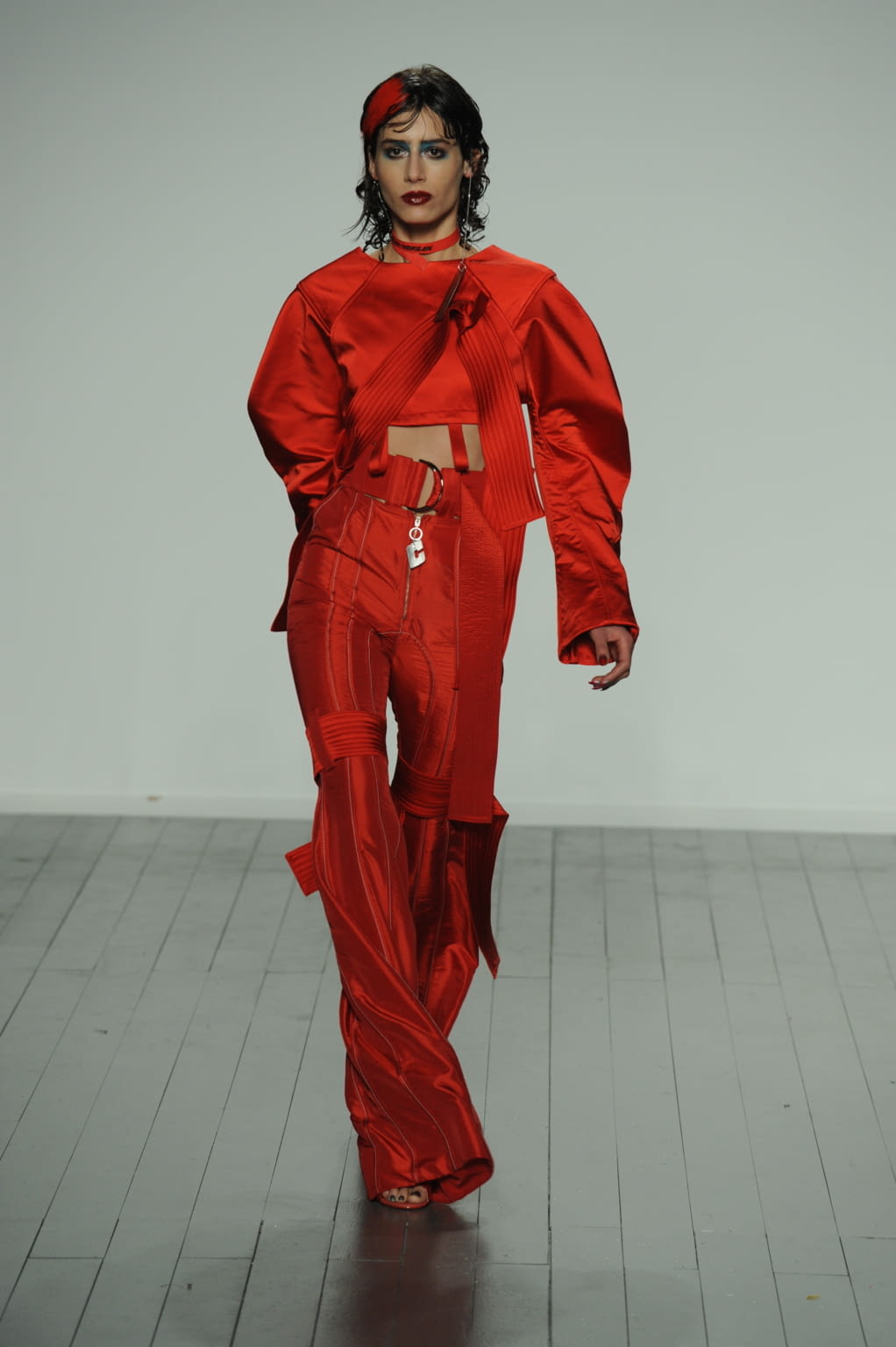 Fashion Week London Fall/Winter 2019 look 69 from the On:Off collection womenswear
