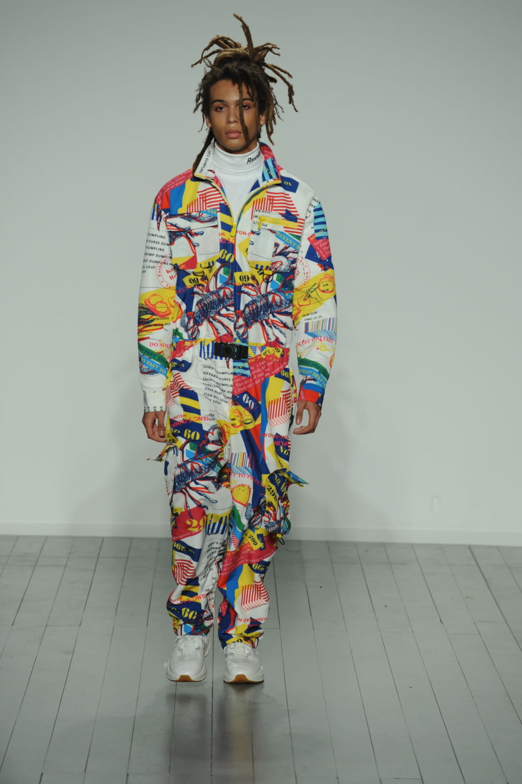 Fashion Week London Fall/Winter 2019 look 7 from the On:Off collection womenswear