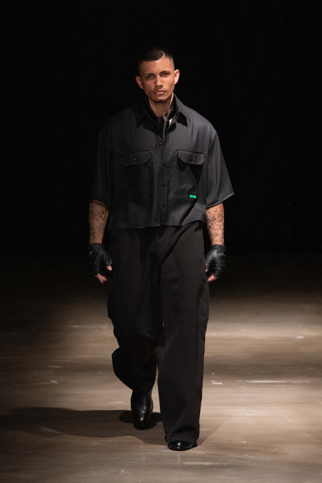 Fashion Week New York Spring/Summer 2020 look 8 from the Willy Chavarria collection menswear