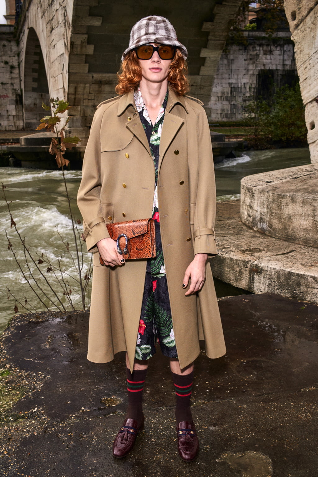 Fashion Week Milan Pre-Fall 2020 look 8 from the Gucci collection 男装