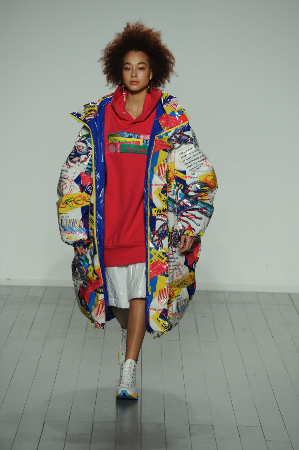 Fashion Week London Fall/Winter 2019 look 8 from the On:Off collection womenswear