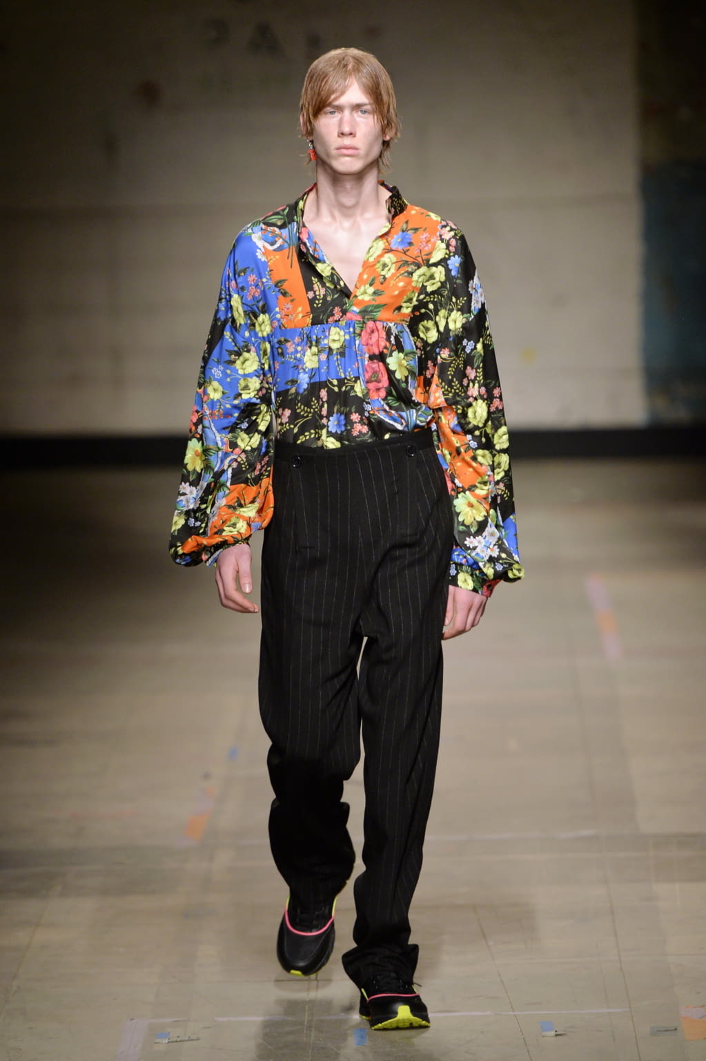 Fashion Week London Fall/Winter 2017 look 9 from the Topman Design collection 男装