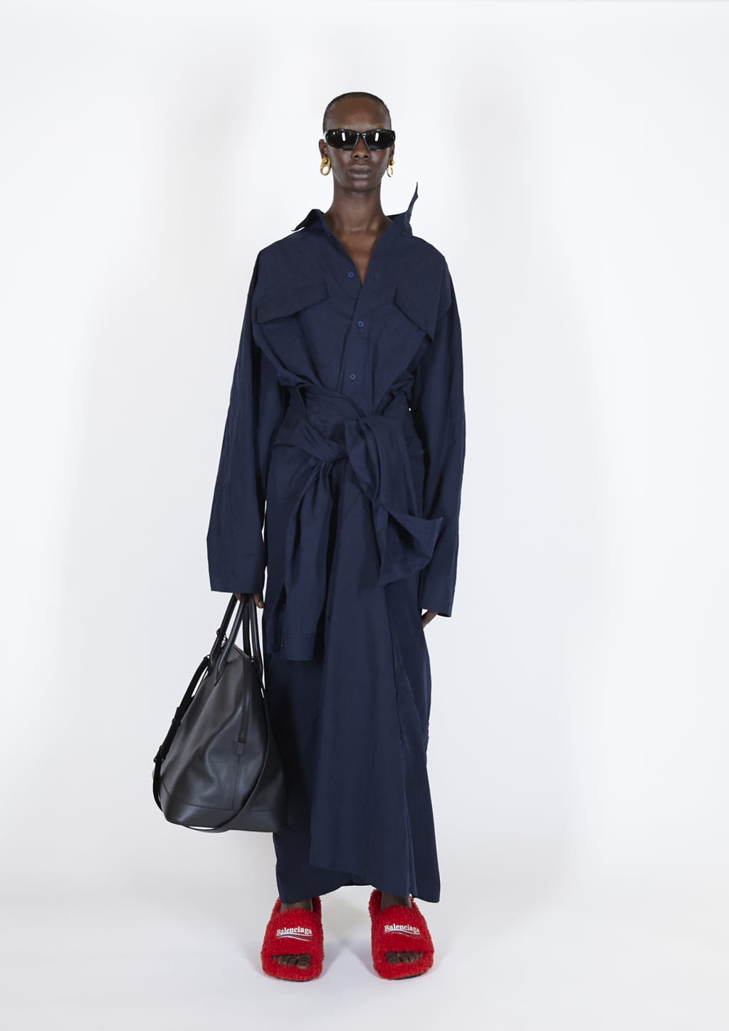 Fashion Week Paris Spring/Summer 2021 look 9 from the Balenciaga collection 女装
