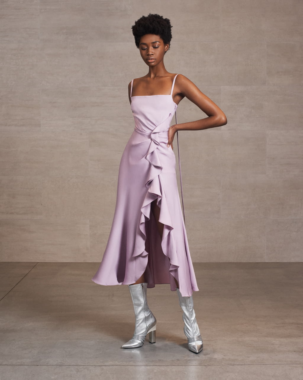 Fashion Week New York Pre-Fall 2018 look 9 from the Prabal Gurung collection 女装