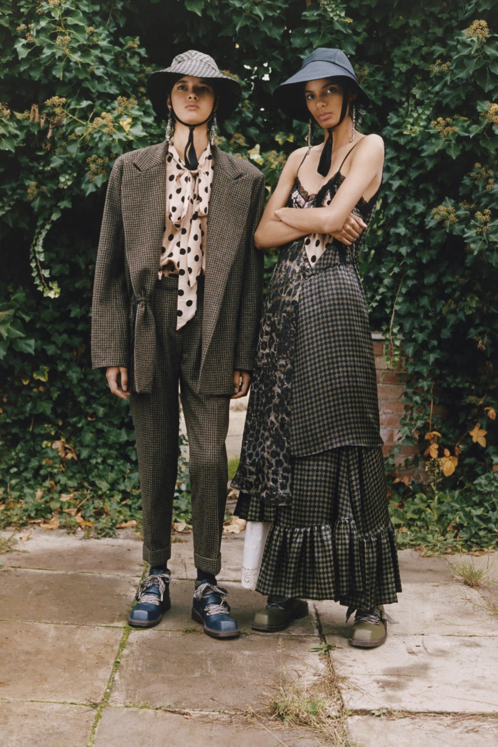 Fashion Week London Pre-Fall 2019 look 2 from the Preen by Thornton Bregazzi collection womenswear