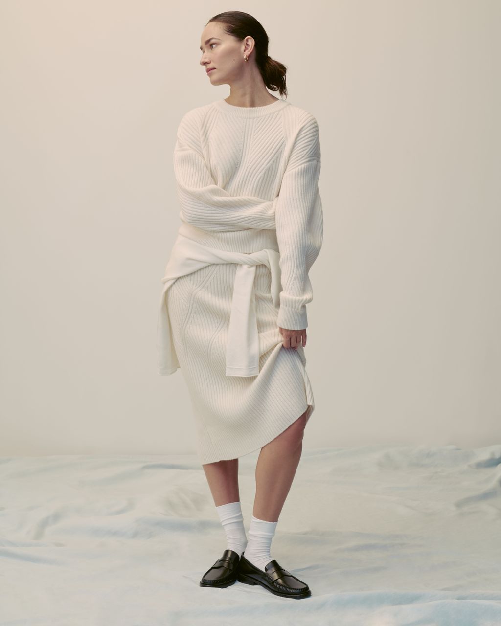 Fashion Week Paris Spring/Summer 2025 look 3 from the Eric Bompard collection womenswear