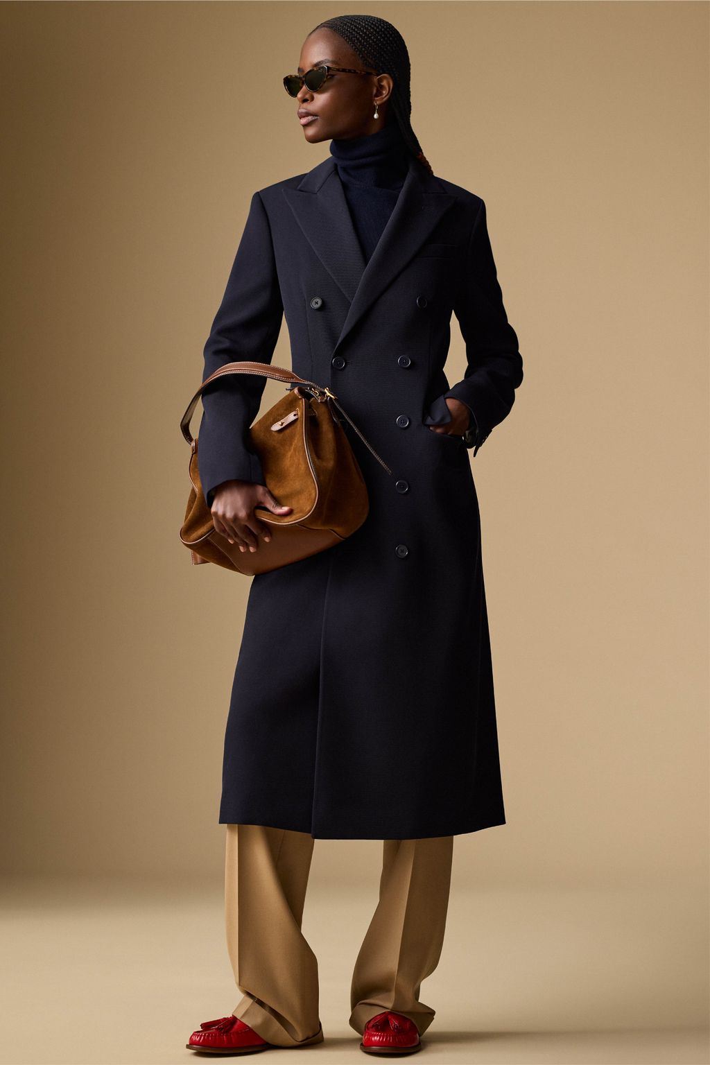 Fashion Week New York Fall/Winter 2025 look 2 de la collection Polo Ralph Lauren womenswear