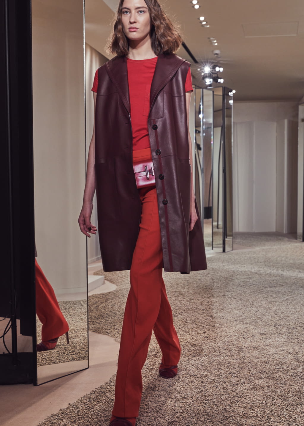 Fashion Week Paris Resort 2018 look 4 from the Hermès collection womenswear