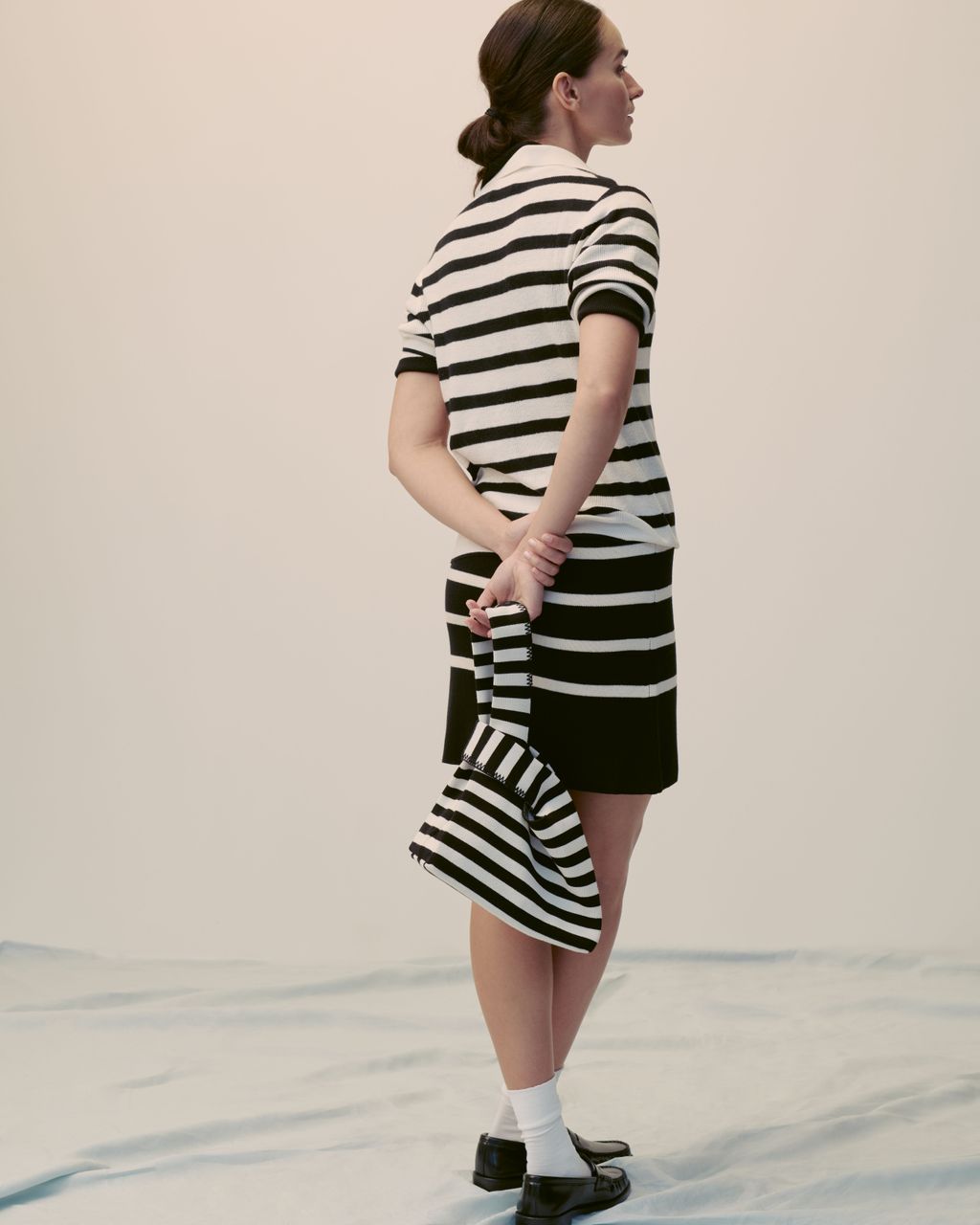 Fashion Week Paris Spring/Summer 2025 look 12 from the Eric Bompard collection womenswear