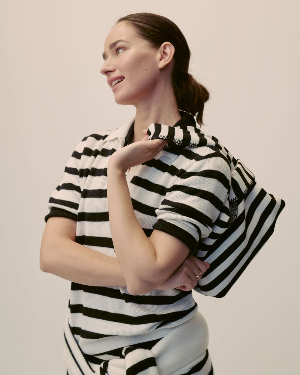 Fashion Week Paris Spring/Summer 2025 look 14 from the Eric Bompard collection womenswear