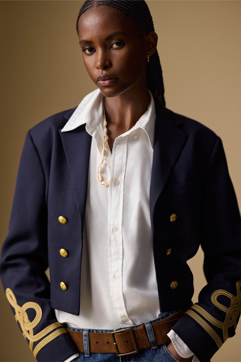 Fashion Week New York Fall/Winter 2025 look 5 de la collection Polo Ralph Lauren womenswear