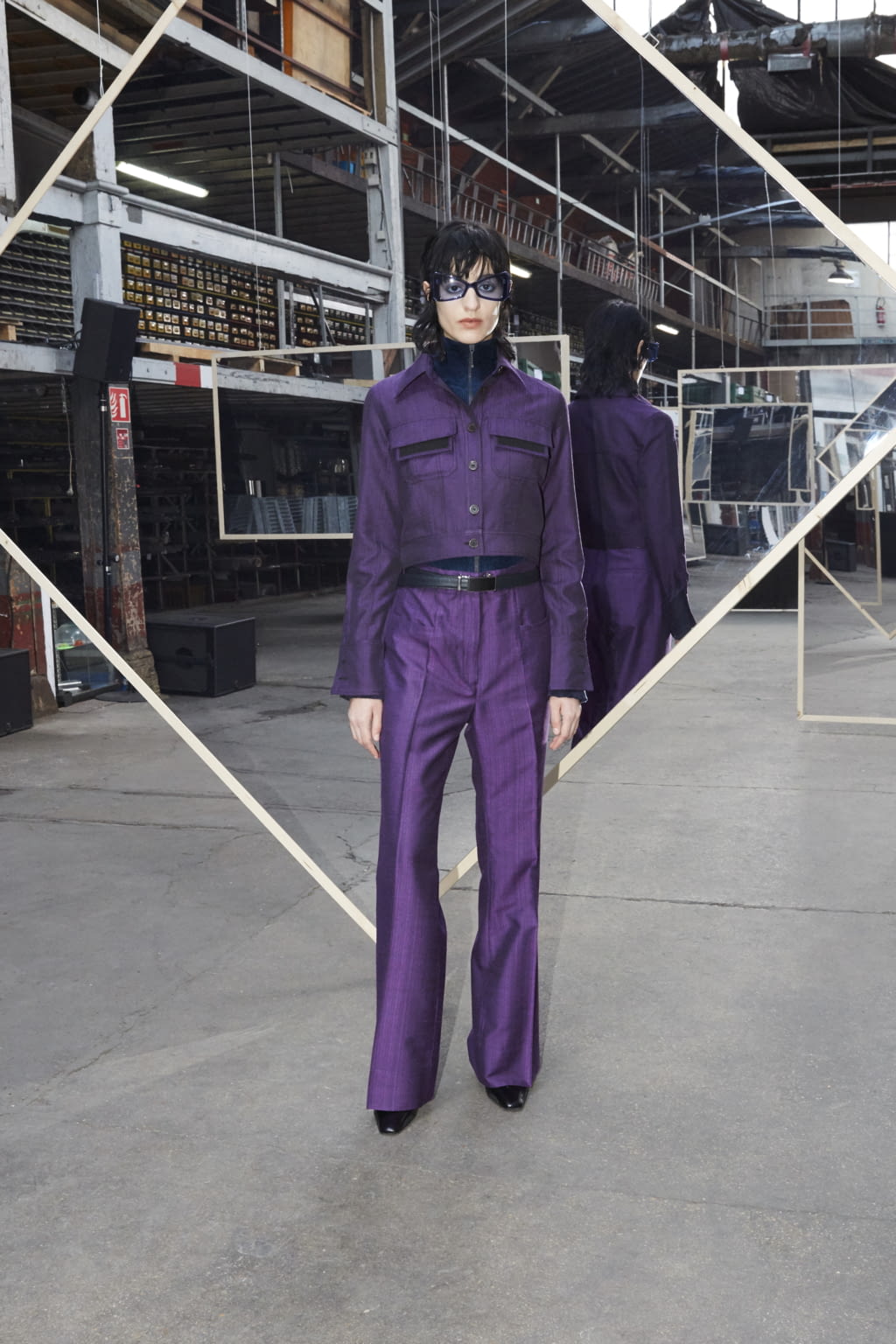 Fashion Week Paris Fall/Winter 2020 look 5 de la collection Maison Kitsuné menswear