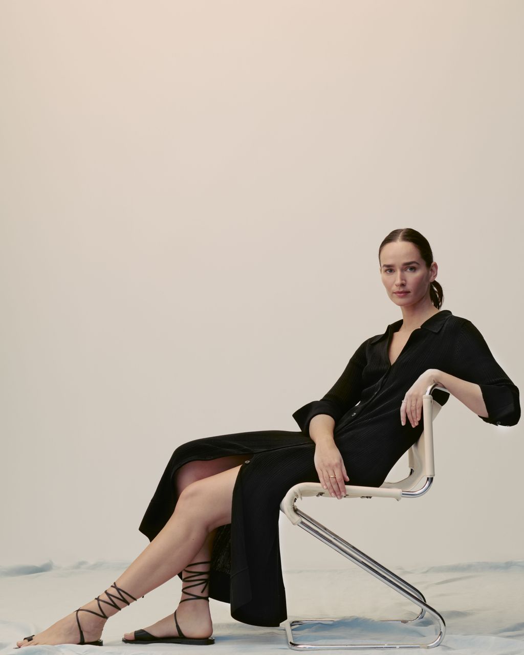 Fashion Week Paris Spring/Summer 2025 look 15 from the Eric Bompard collection womenswear