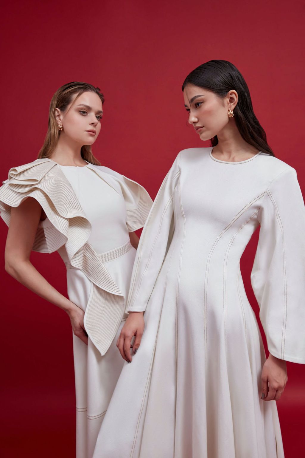Fashion Week Paris Fall/Winter 2024 look 23 de la collection Saudi 100 womenswear