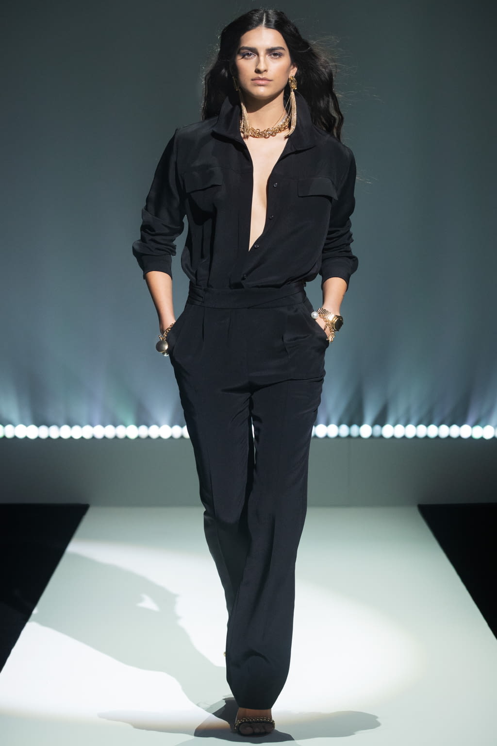 Fashion Week New York Spring/Summer 2021 look 14 from the Brandon Maxwell collection womenswear